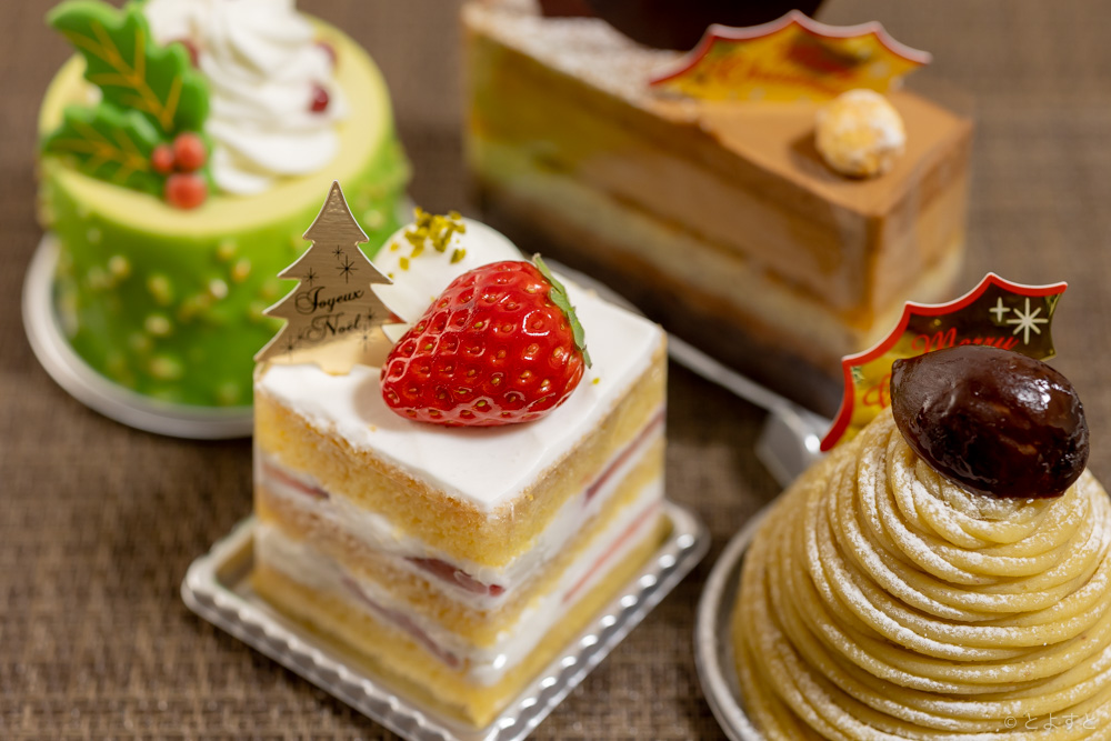 2021年のクリスマスケーキはパティスリーSAKURAのケーキボックスにしました