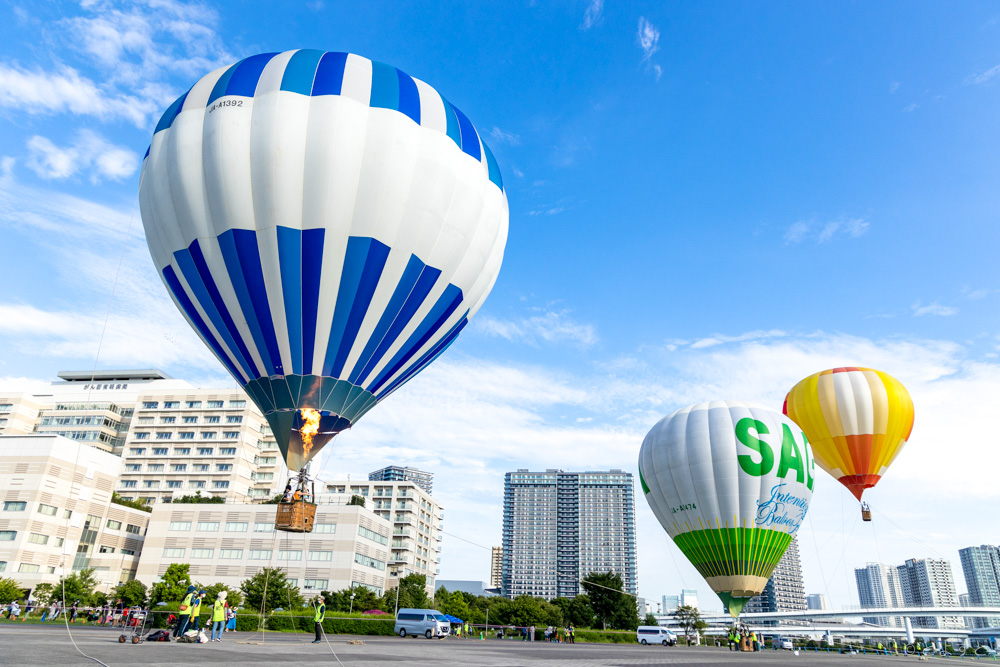 3年ぶり、気球が有明の空に！そなエリア東京で熱気球に乗ってきた