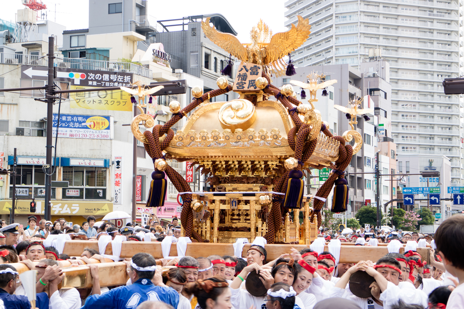 【富岡八幡宮例祭2025】二ノ宮神輿　豊洲〜枝川のお神輿巡行ルートとスケジュール