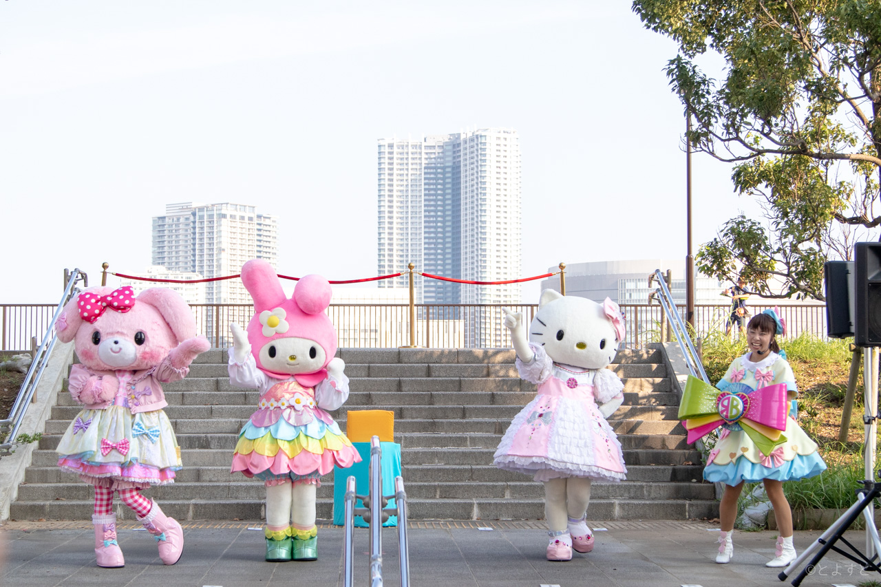 キティちゃんも仮面ライダービルドも来た！ザ・パークハウス晴海タワーズ「はるみ夏フェス2018 盆踊り大会」を現地レポ